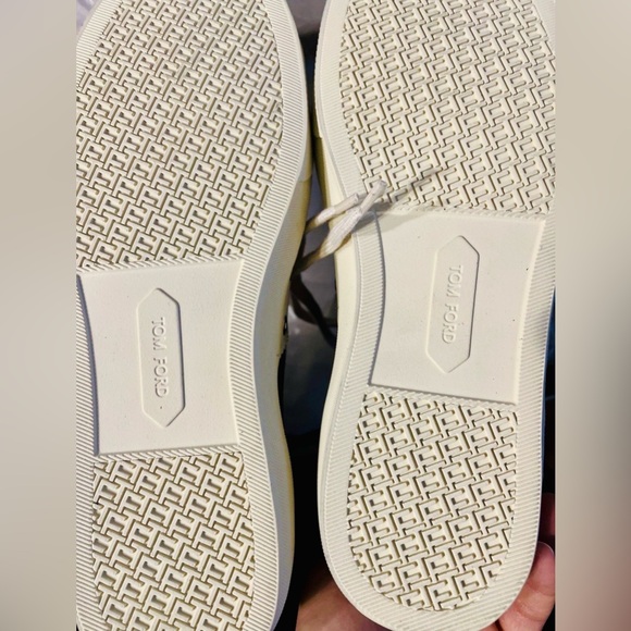 Tom Ford New Warwick Sneakers Sz. 9 Made In Italy + Box, Dust Bags, x laces - Picture 8 of 11